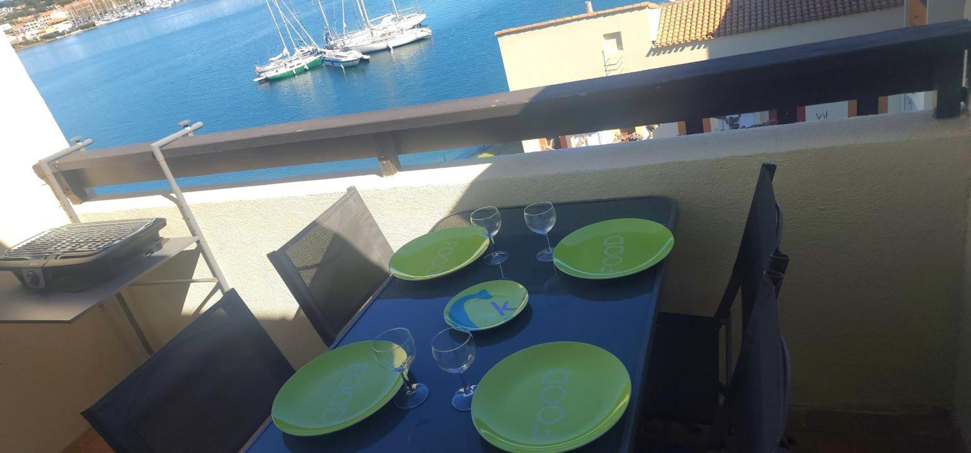 Studio meublé cap d Agde avec tres belle vue sur le port Exterior foto