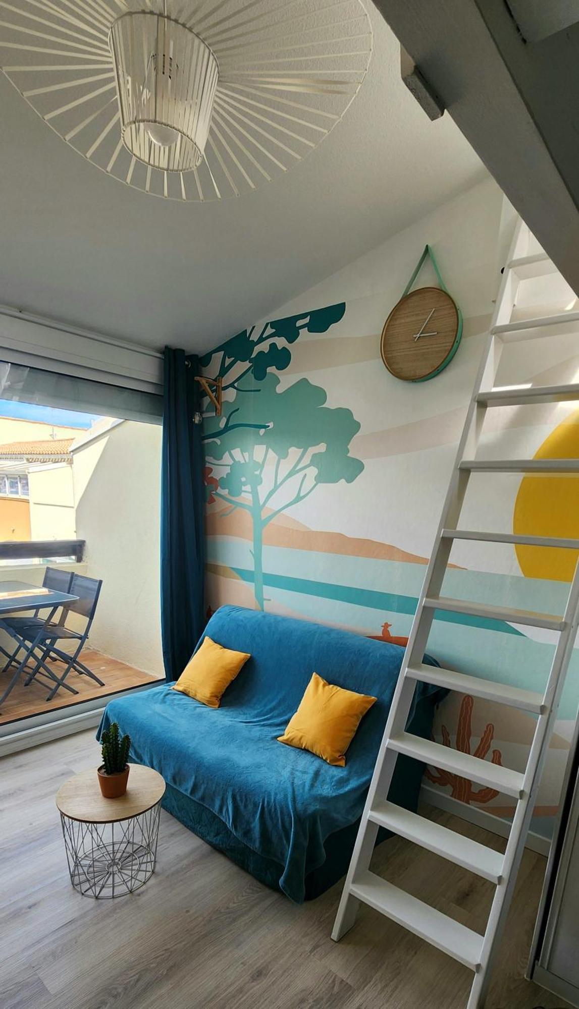 Studio meublé cap d Agde avec tres belle vue sur le port Exterior foto